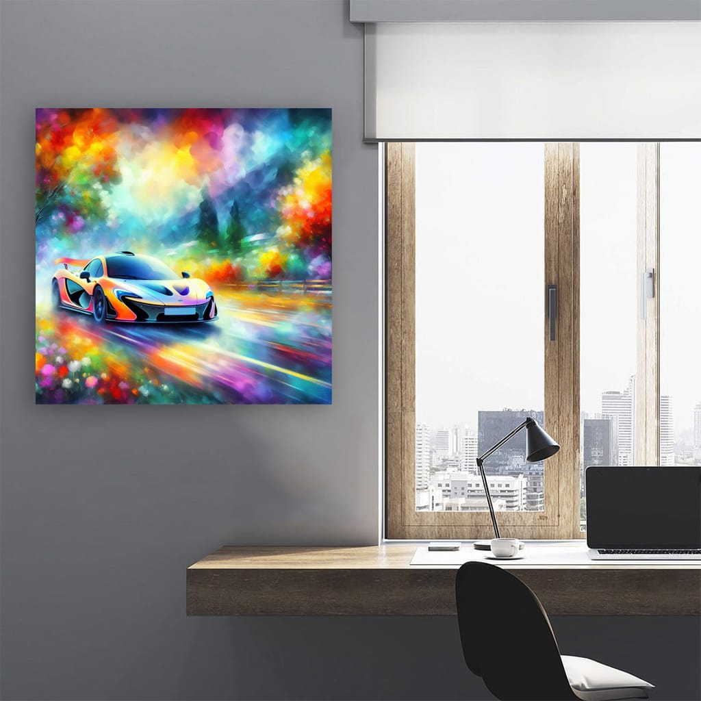 Impressionist McLaren P1: Speed Meets Artistry