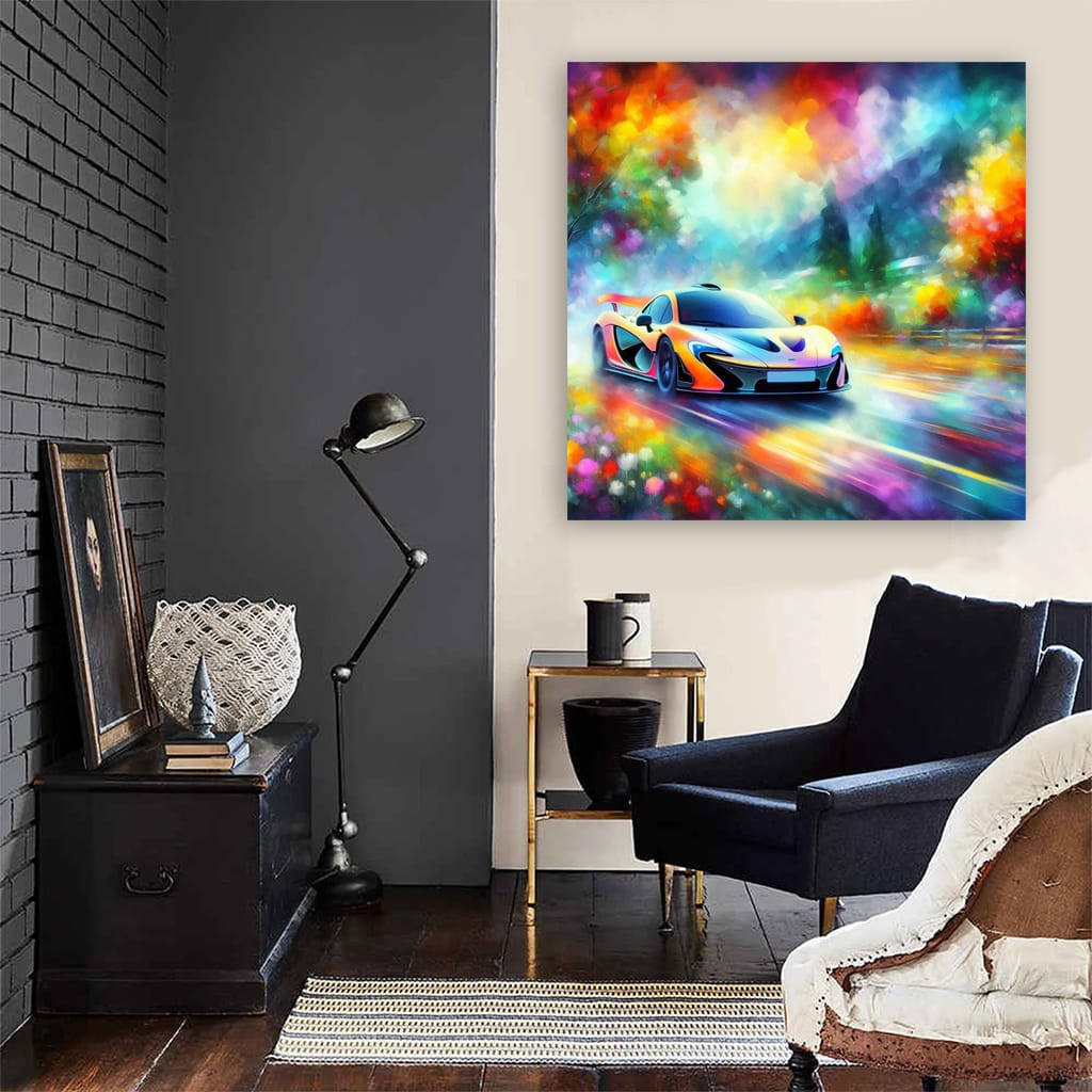 Impressionist McLaren P1: Speed Meets Artistry