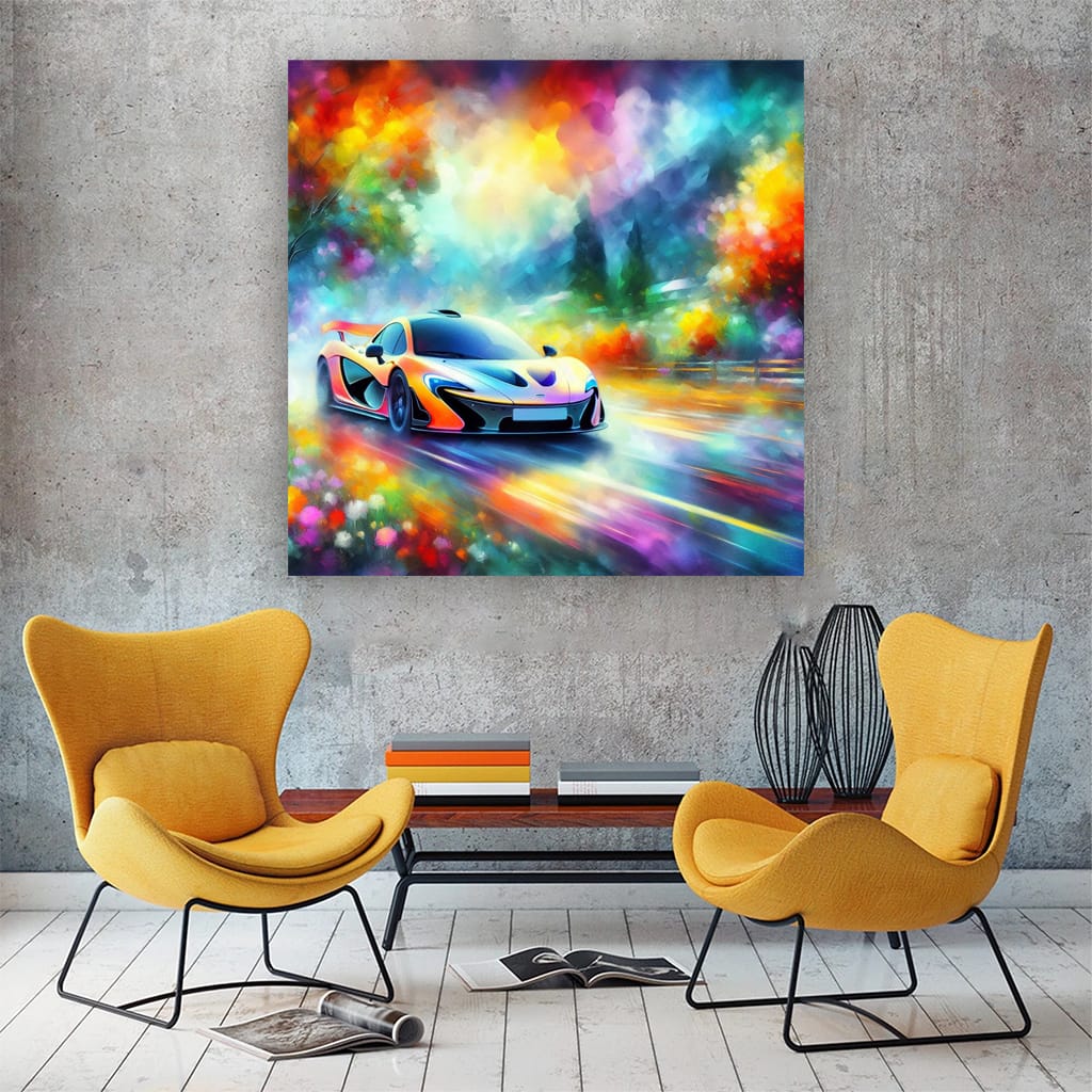 Impressionist McLaren P1: Speed Meets Artistry
