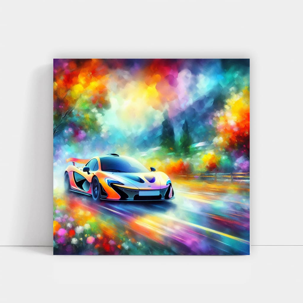 Impressionist McLaren P1: Speed Meets Artistry