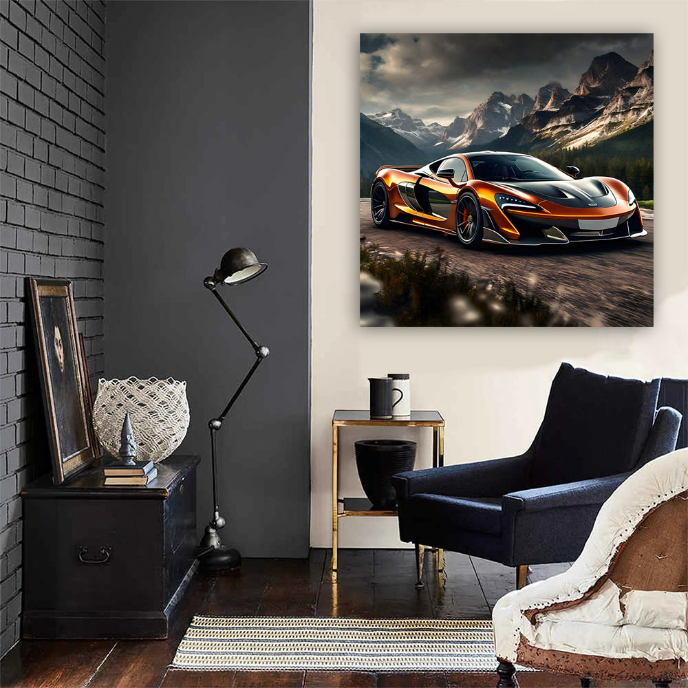 McLaren Brown in Mountain: Elegance Meets Power