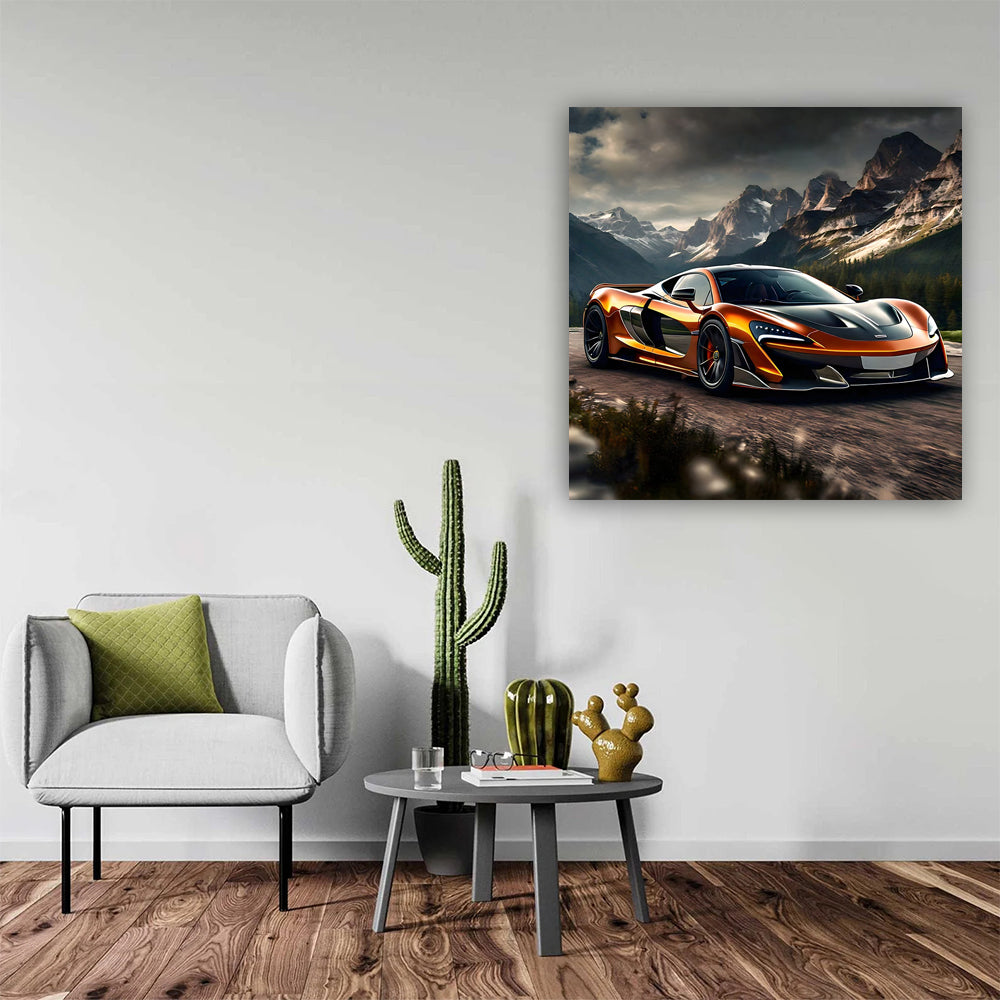 McLaren Brown in Mountain: Elegance Meets Power