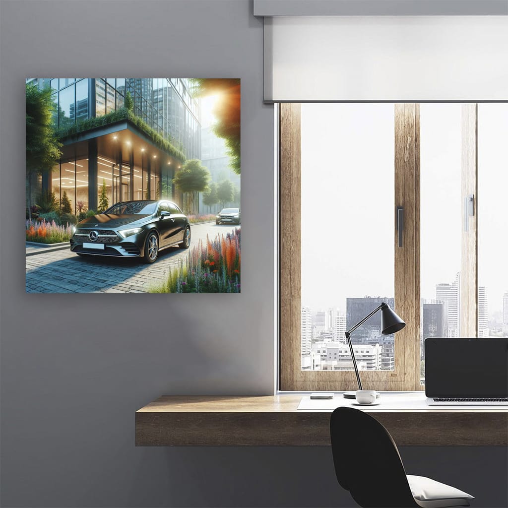 Mercedesbenz Aclass New Buildi Wall Art