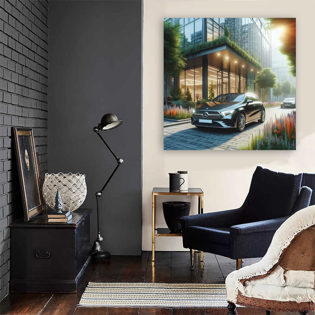 Mercedesbenz Aclass New Buildi Wall Art