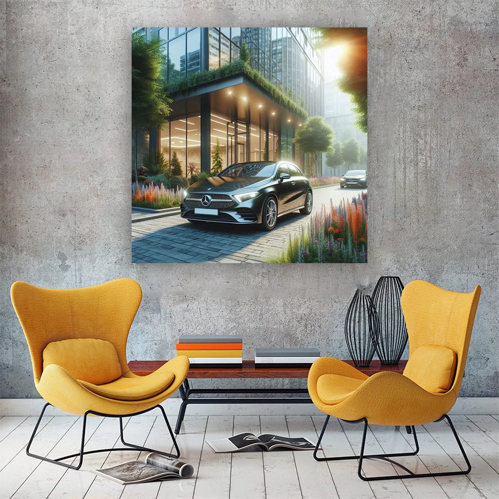 Mercedesbenz Aclass New Buildi Wall Art