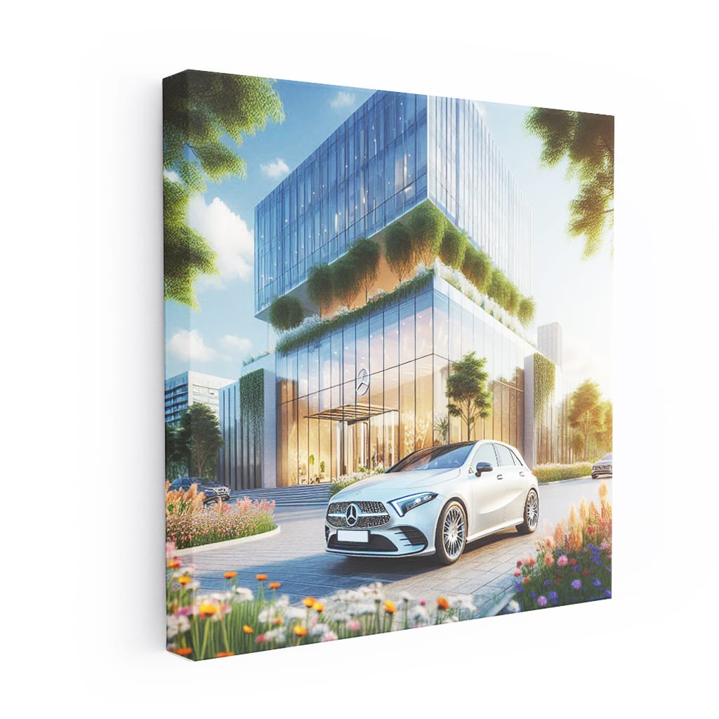 Mercedesbenz Aclass New Building Wall Art