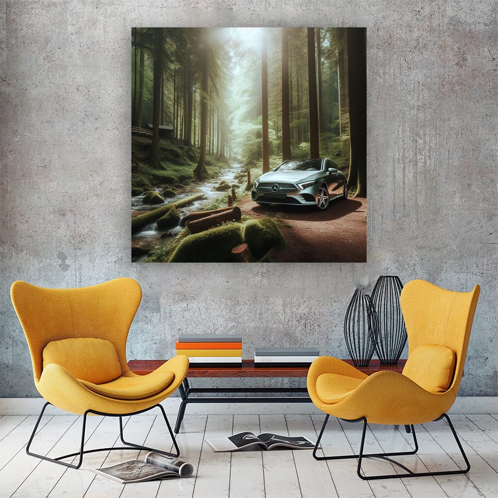 Mercedesbenz Aclass New Forest Wall Art