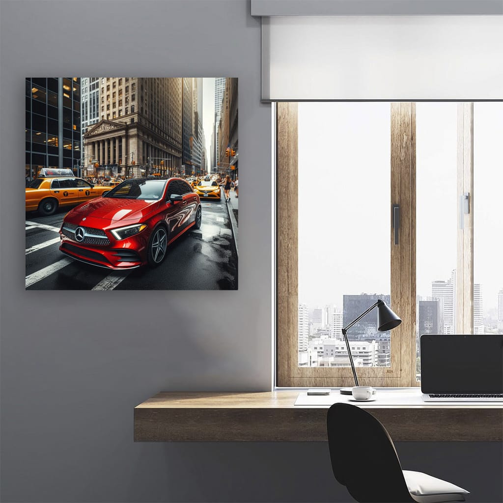 Mercedesbenz Aclass New Yo Wall Art