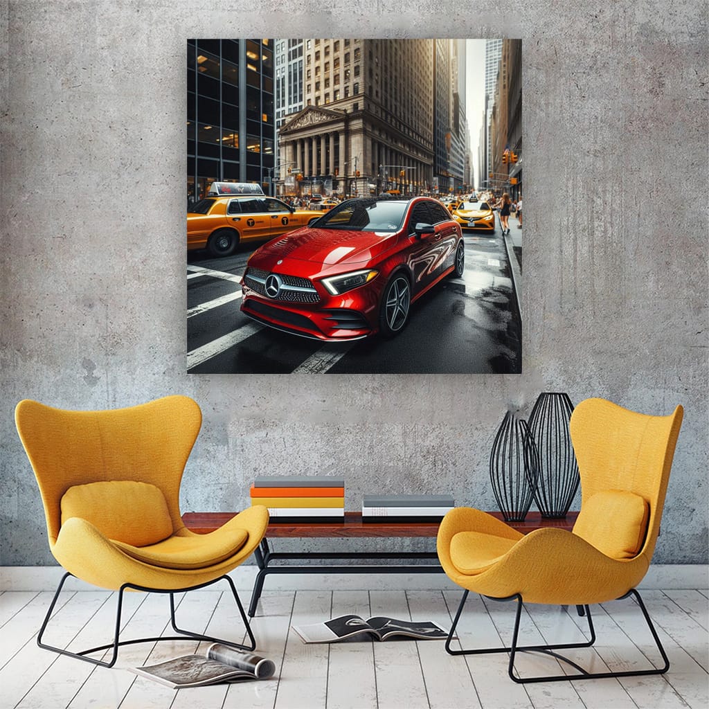 Mercedesbenz Aclass New Yo Wall Art