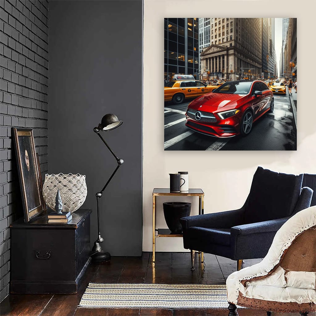 Mercedesbenz Aclass New Yo Wall Art