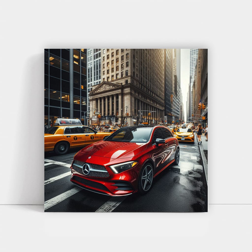 Mercedesbenz Aclass New Yo Wall Art