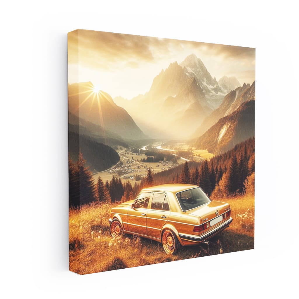 Mercedesbenz Aclass Old Mounta Wall Art