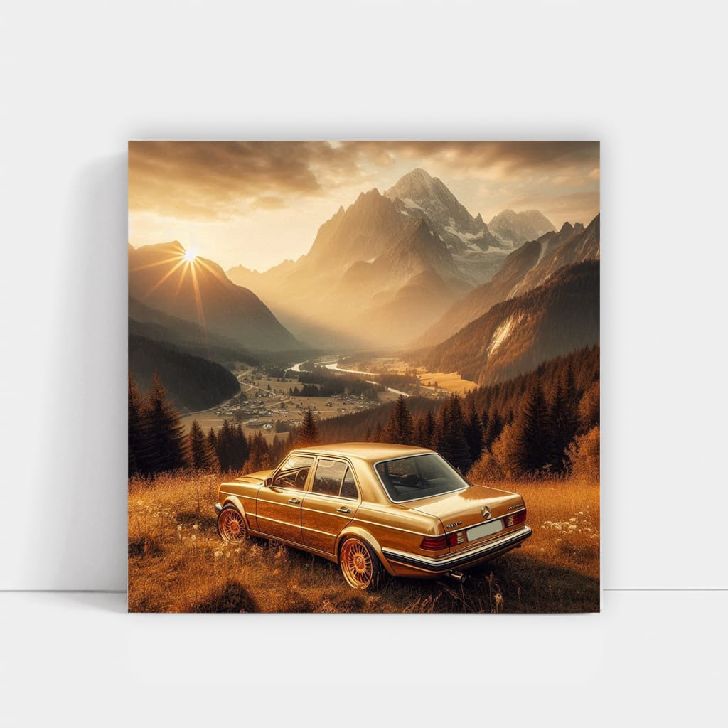 Mercedesbenz Aclass Old Mounta Wall Art