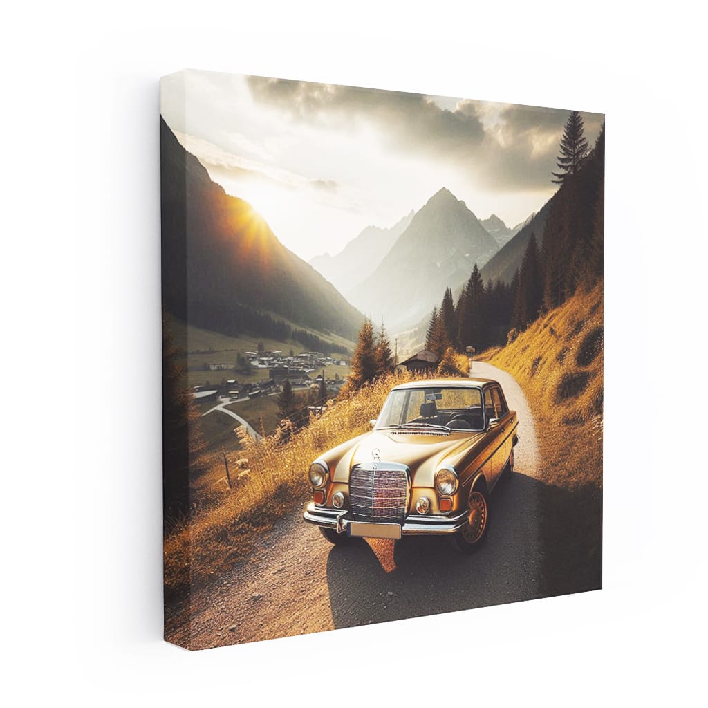 Mercedesbenz Aclass Old Mountain Wall Art