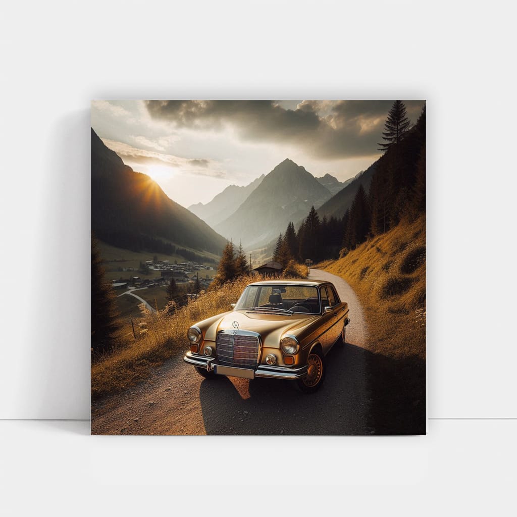 Mercedesbenz Aclass Old Mountain Wall Art