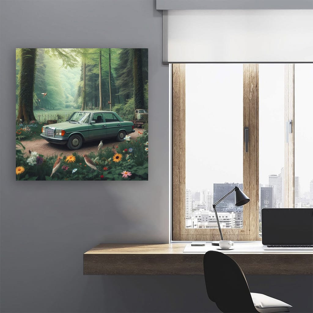 Vintage Mercedes-Benz A-Class in Scenic Setting - Timeless Elegance