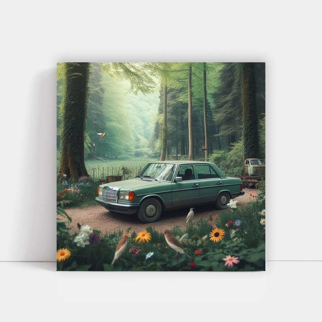 Vintage Mercedes-Benz A-Class in Scenic Setting - Timeless Elegance