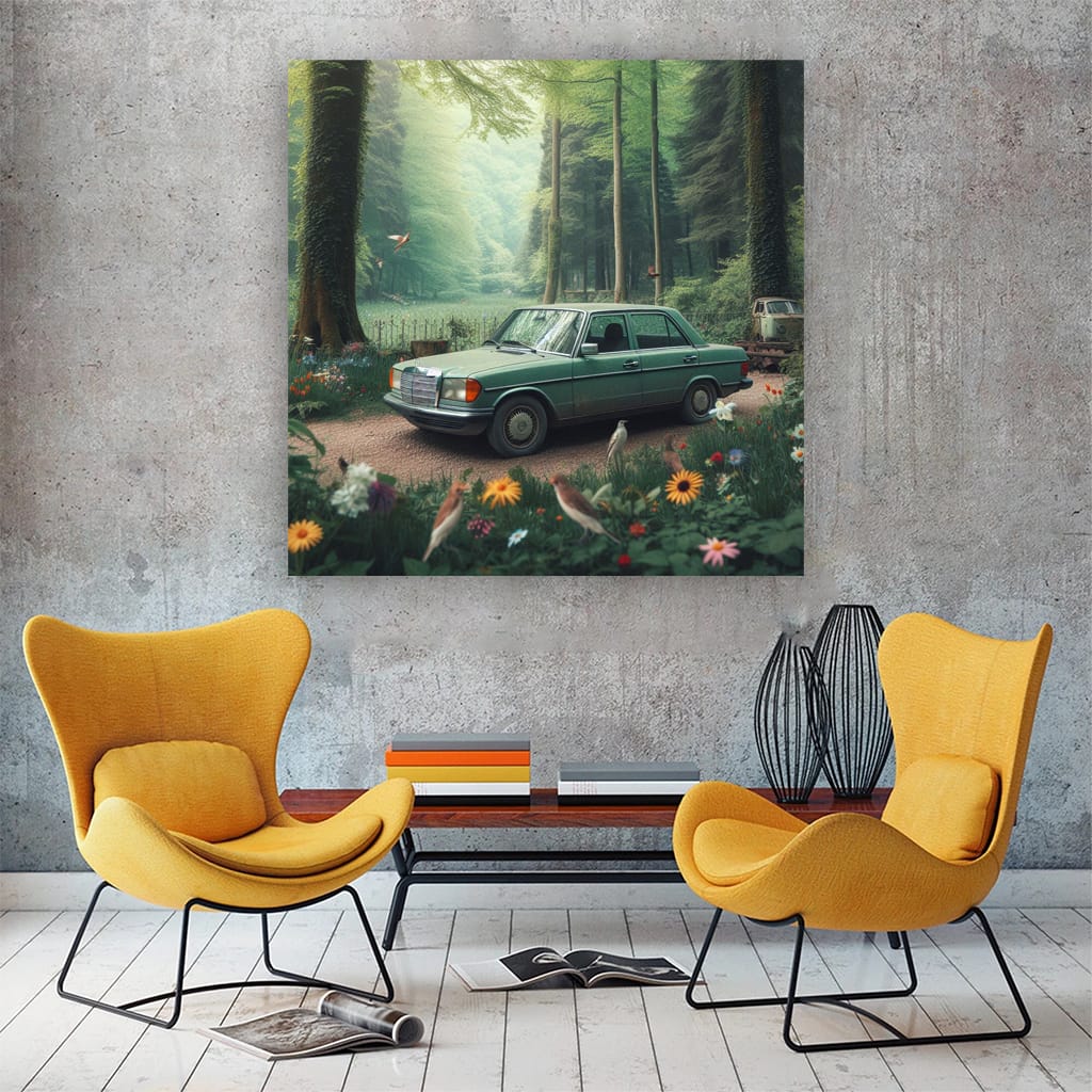 Vintage Mercedes-Benz A-Class in Scenic Setting - Timeless Elegance