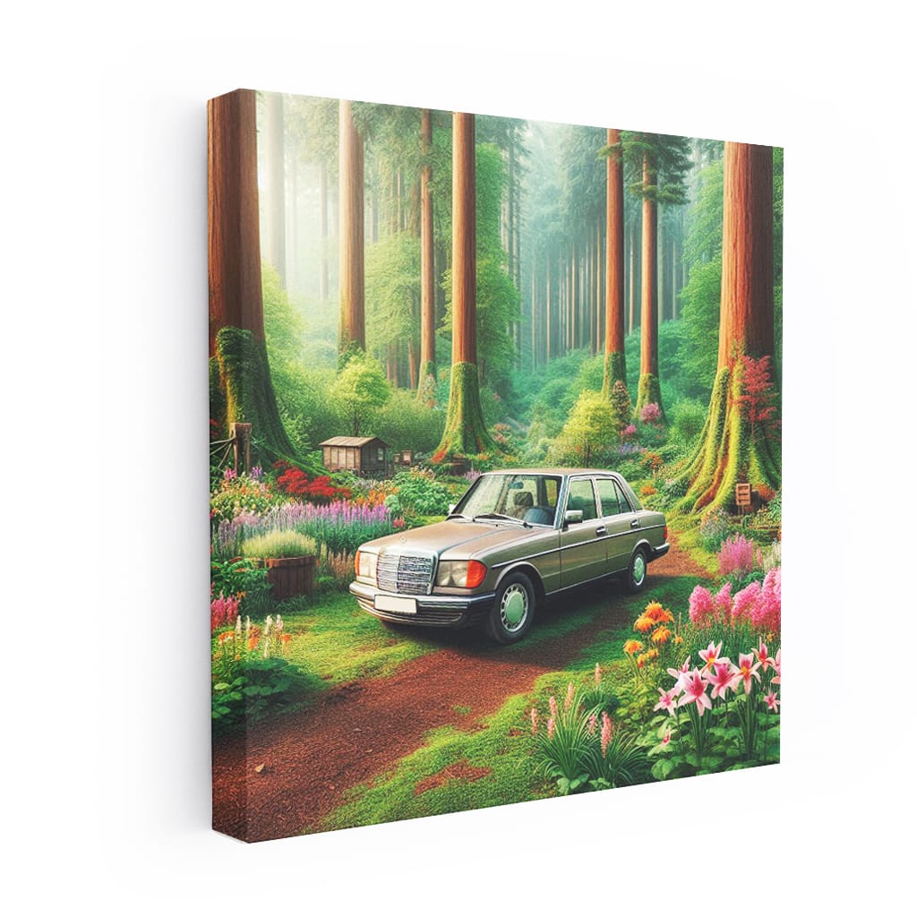 Mercedesbenz Aclass Old Nature Wall Art