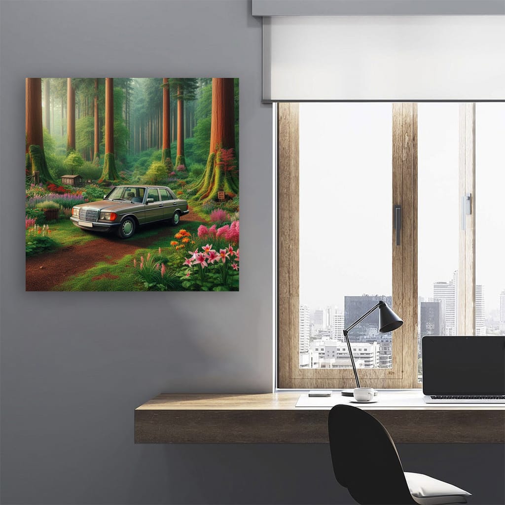 Mercedesbenz Aclass Old Nature Wall Art