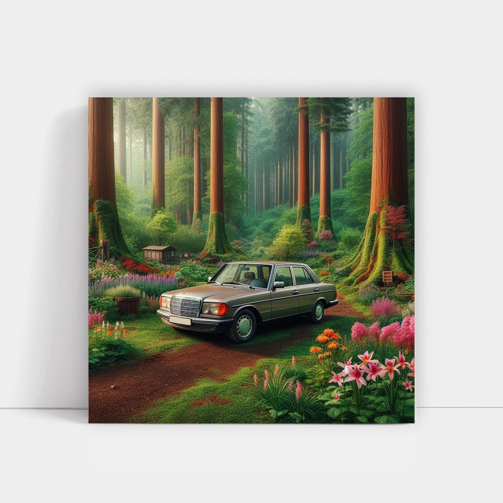 Mercedesbenz Aclass Old Nature Wall Art