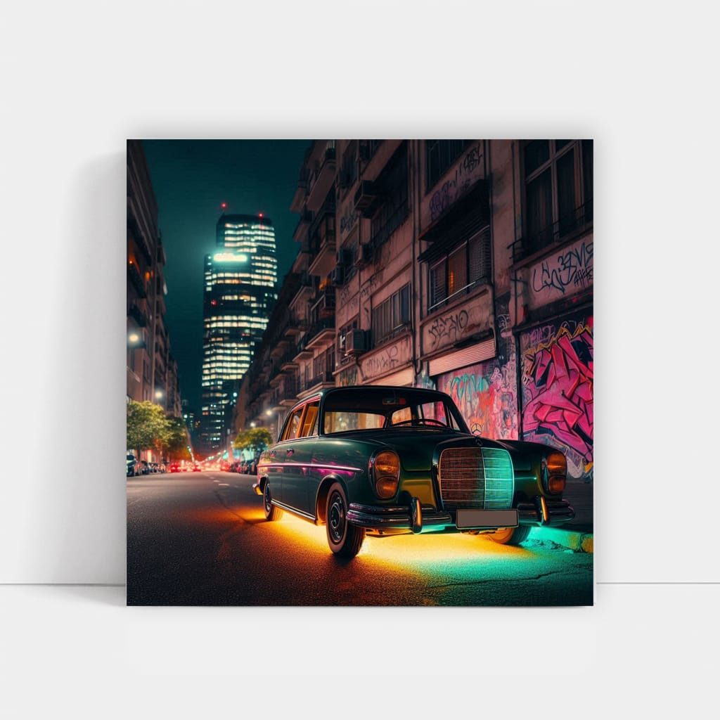 Vintage Mercedes-Benz A-Class Neon - Classic Elegance