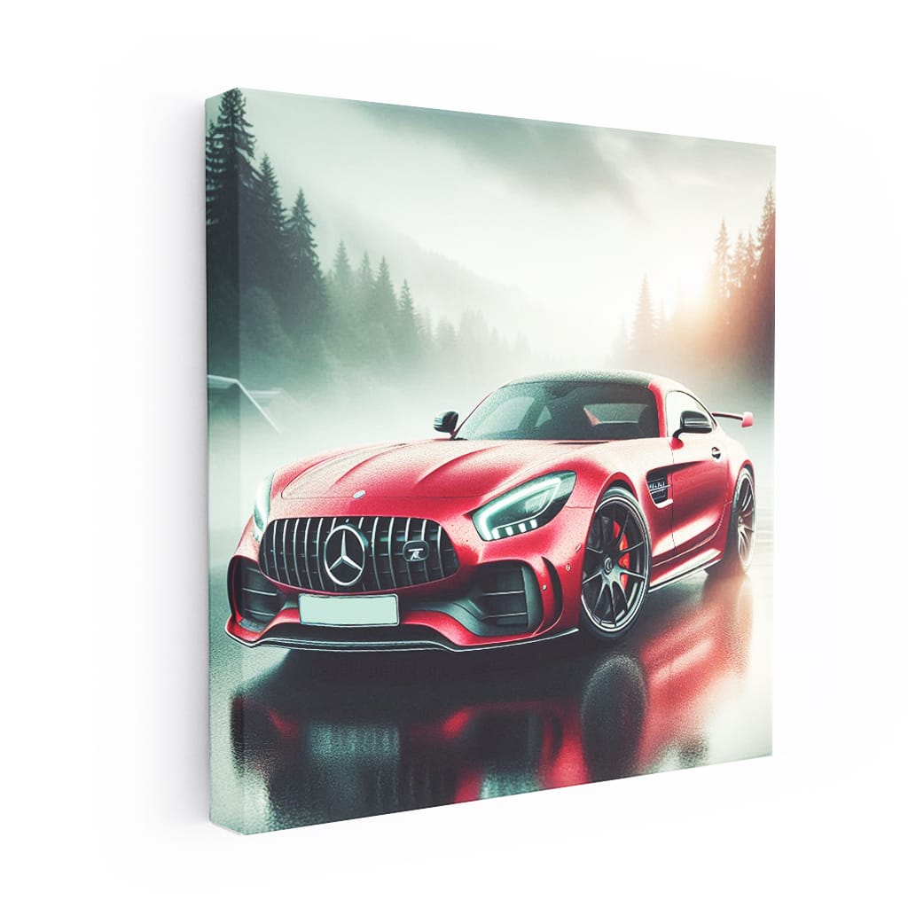 Mercedesbenz Amg Gt R Cloudy Weath Wall Art