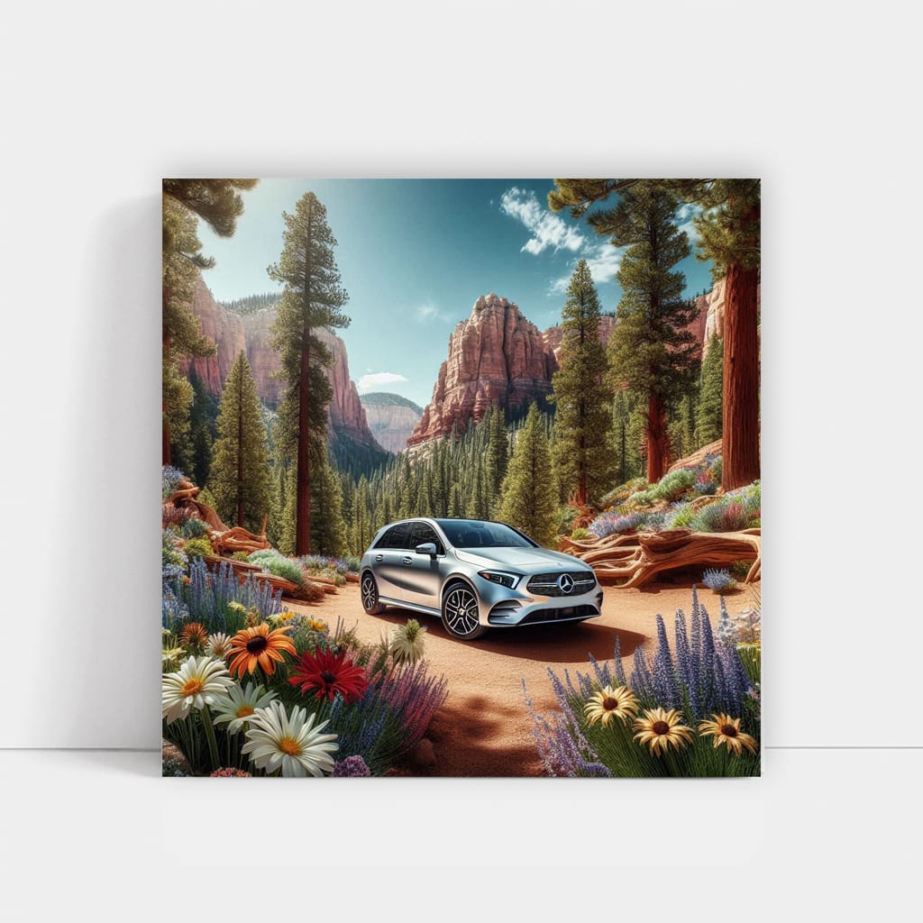 Mercedesbenz Bclass New Canyon Wall Art