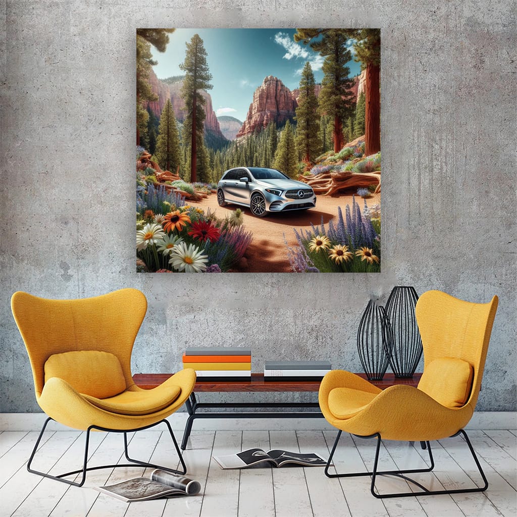 Mercedesbenz Bclass New Canyon Wall Art