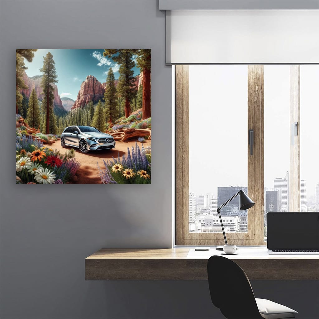 Mercedesbenz Bclass New Canyon Wall Art