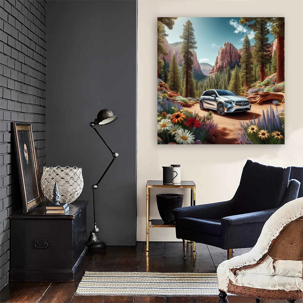 Mercedesbenz Bclass New Canyon Wall Art