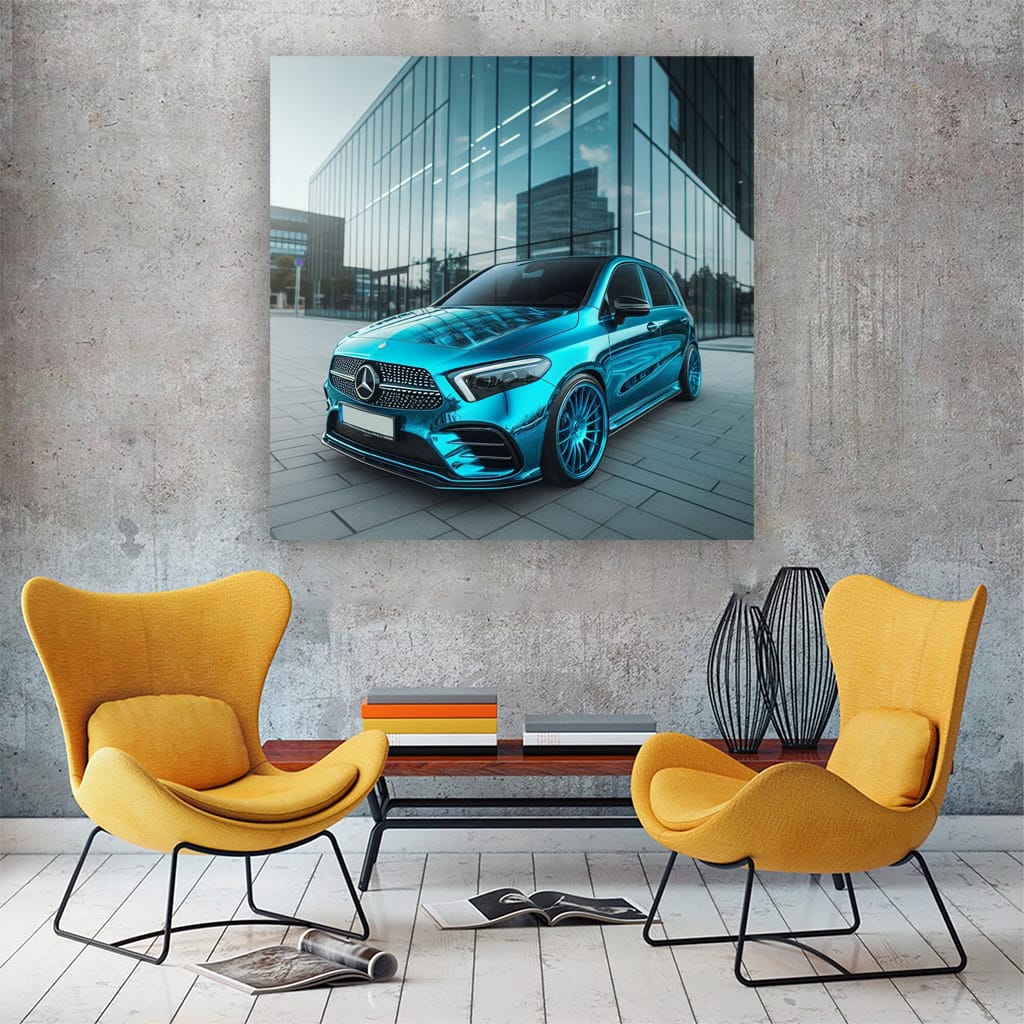 Mercedesbenz Bclass New Pai Wall Art