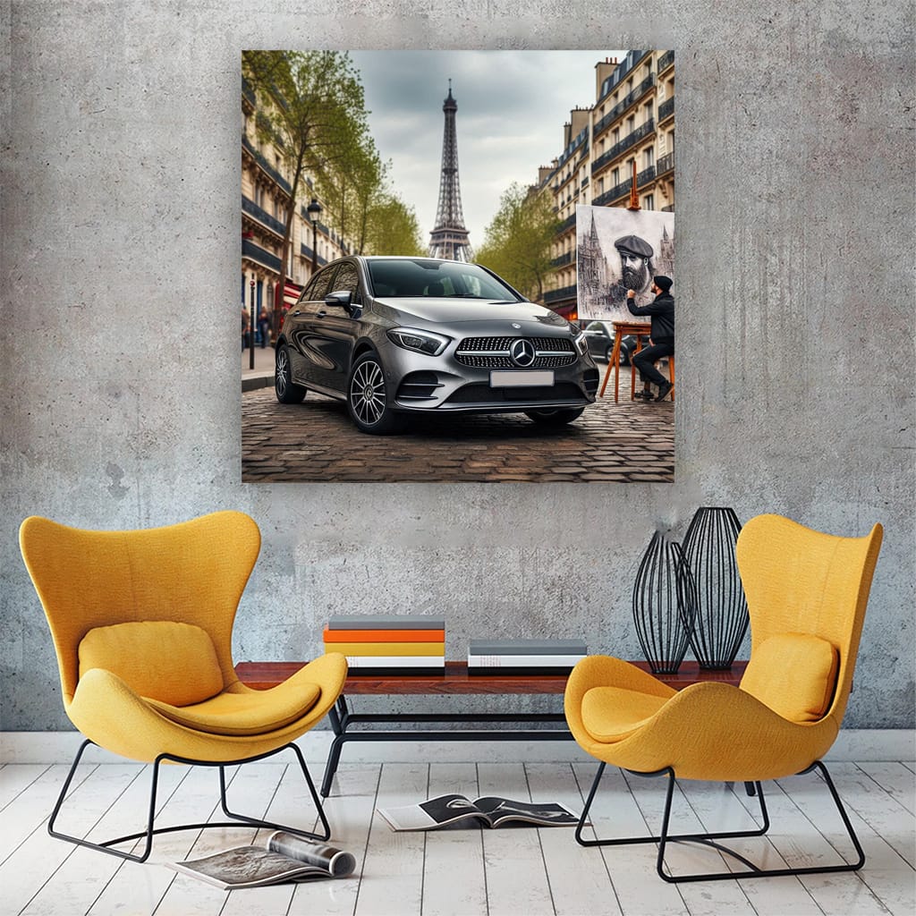 Mercedesbenz Bclass New Paris Wall Art