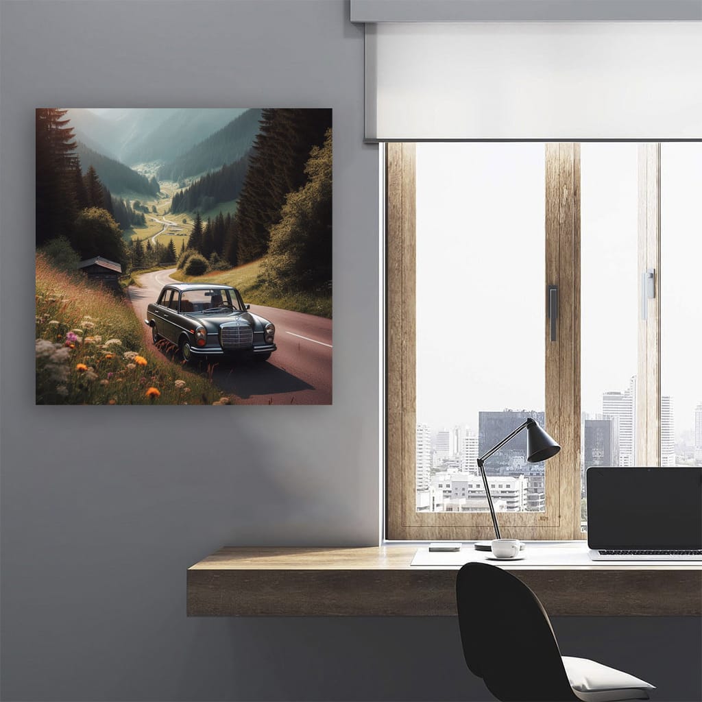 Mercedesbenz Bclass Old Mounta Wall Art