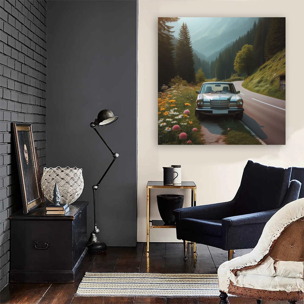 Mercedesbenz Bclass Old Mountain Wall Art