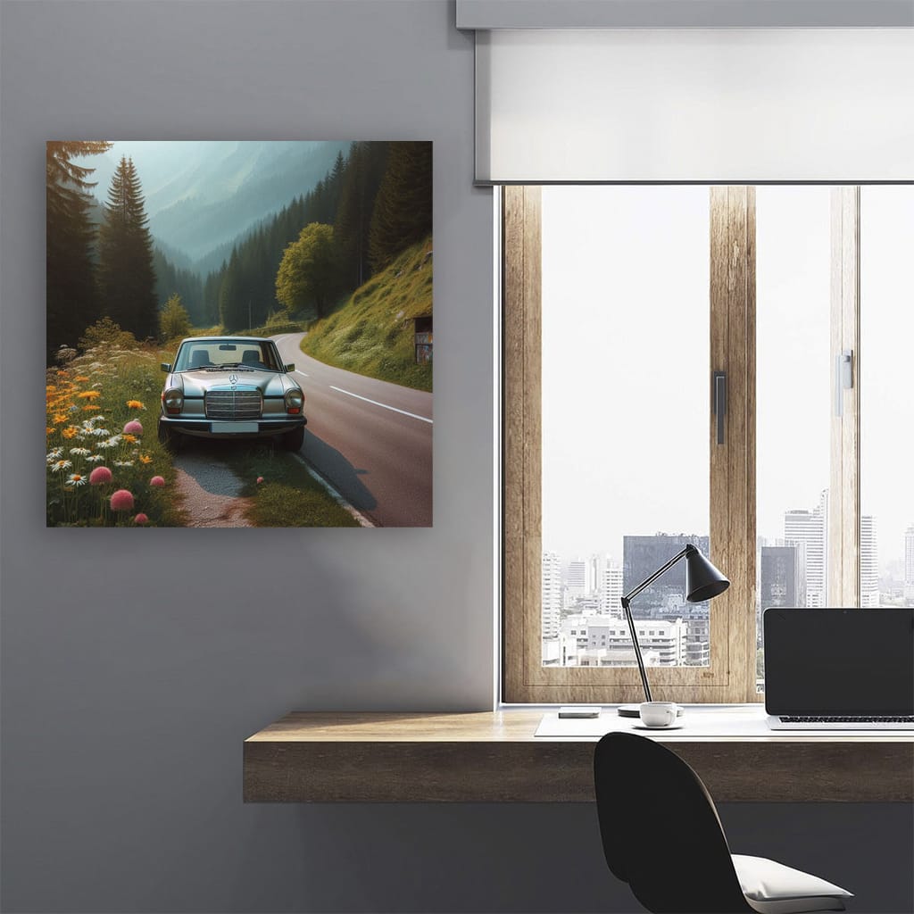 Mercedesbenz Bclass Old Mountain Wall Art