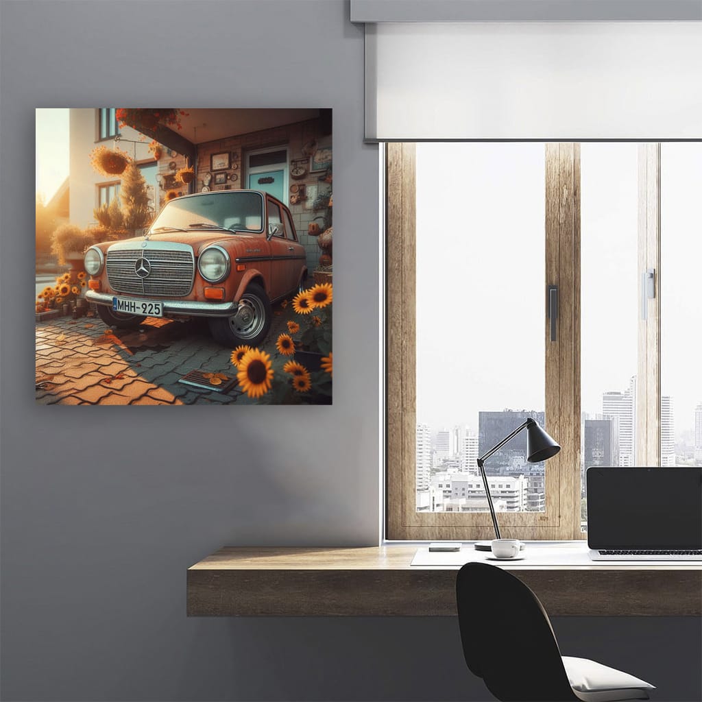 Mercedesbenz Bclass Old Sunny Weath Wall Art