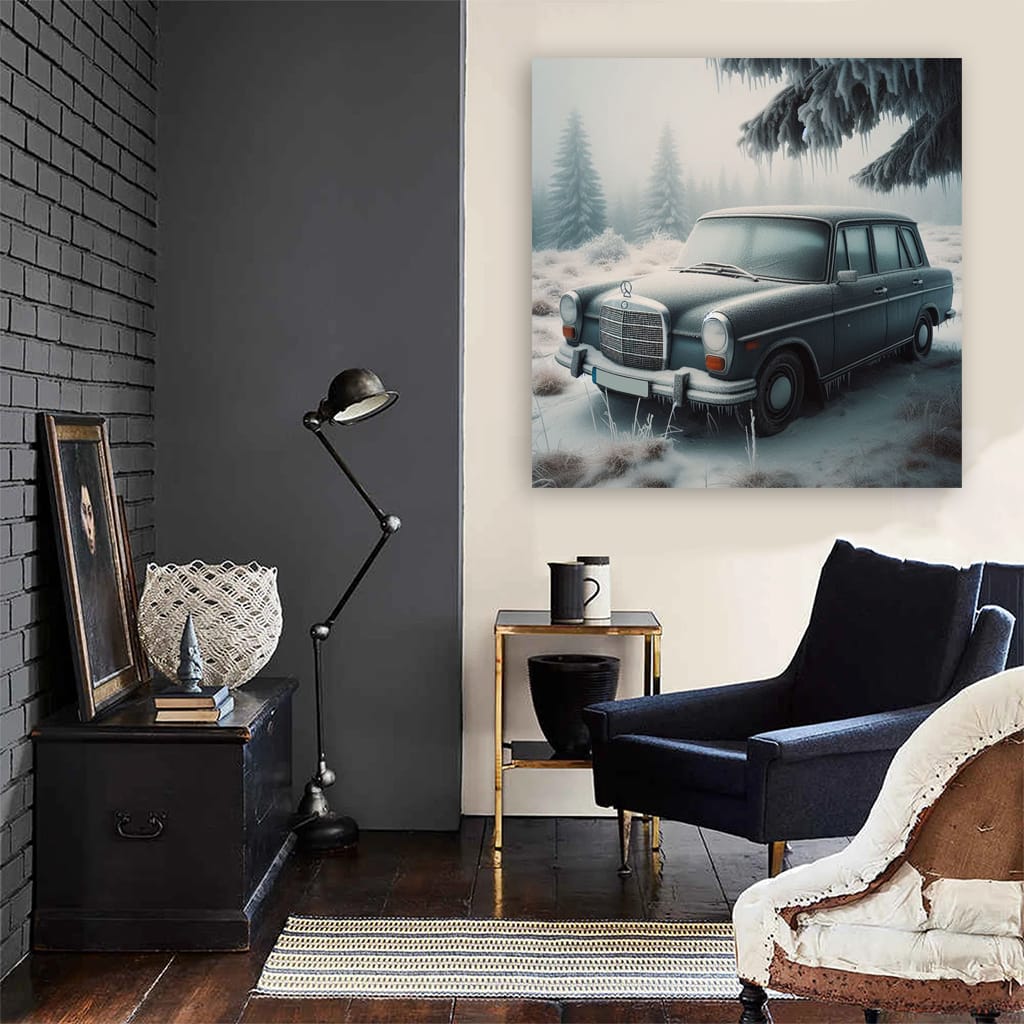 Vintage Mercedes-Benz B-Class in Winter - Timeless Elegance