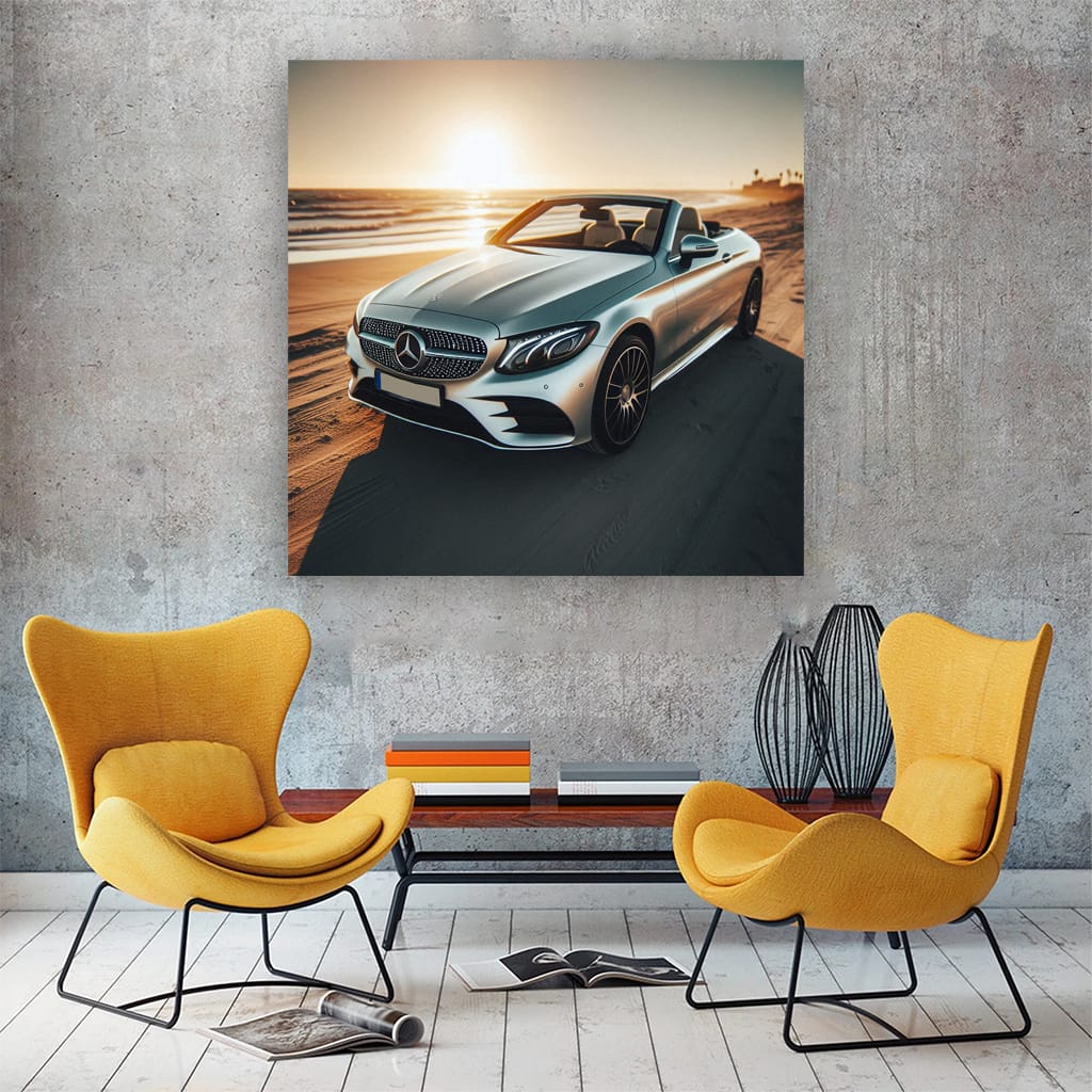 Mercedes-Benz C-Class on Beach: Elegance Meets Adventure