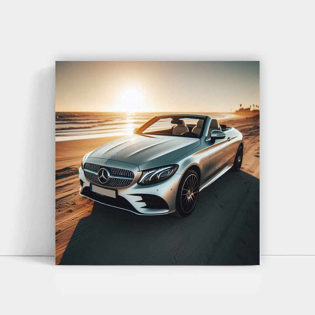 Mercedes-Benz C-Class on Beach: Elegance Meets Adventure