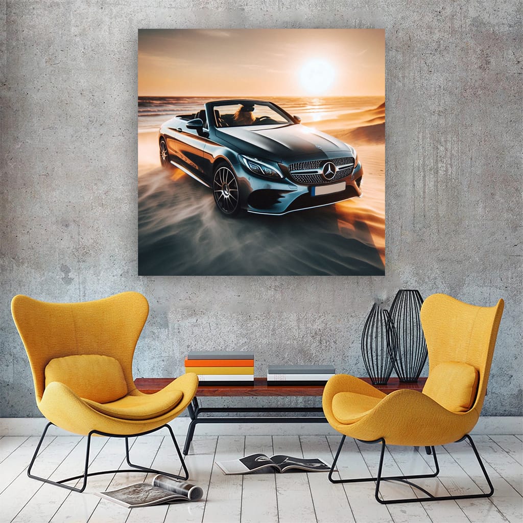 Mercedes-Benz C-Class New on Sandy Beach - Elegance Redefined