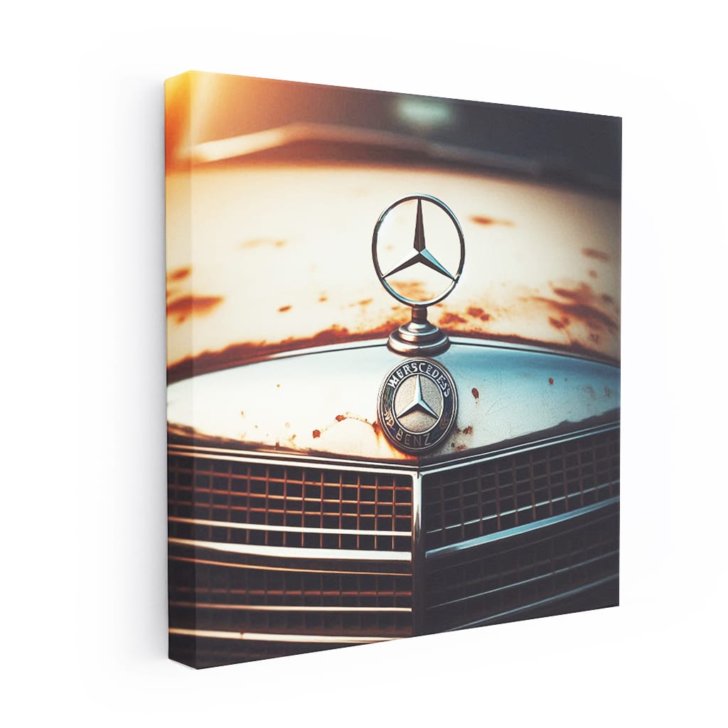 Mercedesbenz Cclass Old Hood Wall Art