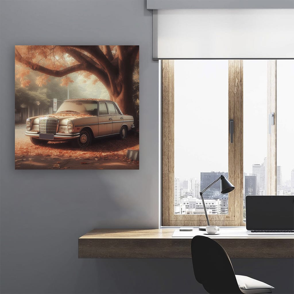 Mercedesbenz Cclass Old Pai Wall Art