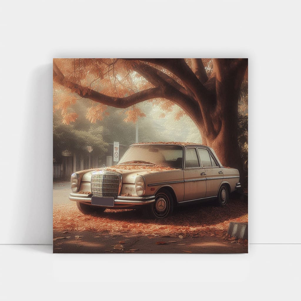 Vintage Mercedes-Benz C-Class in Classic Paint Elegance