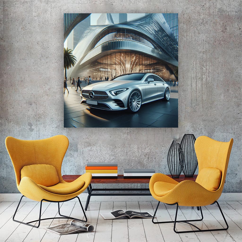 Mercedesbenz Cls Building Wall Art