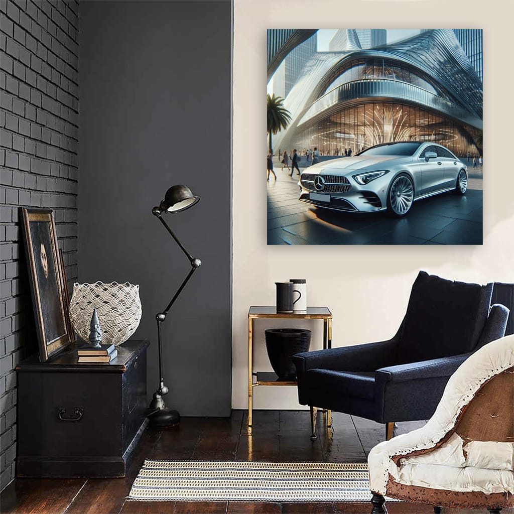 Mercedesbenz Cls Building Wall Art