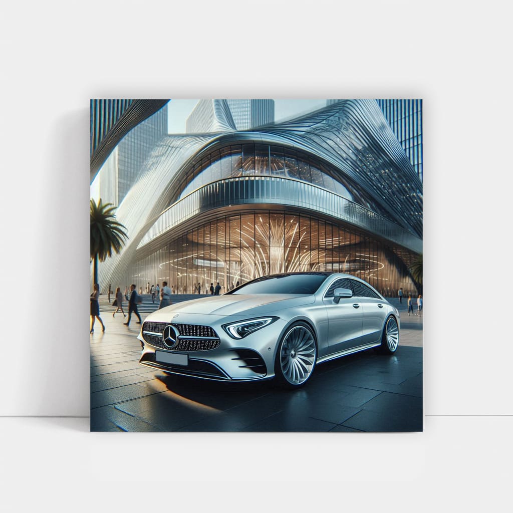 Mercedesbenz Cls Building Wall Art