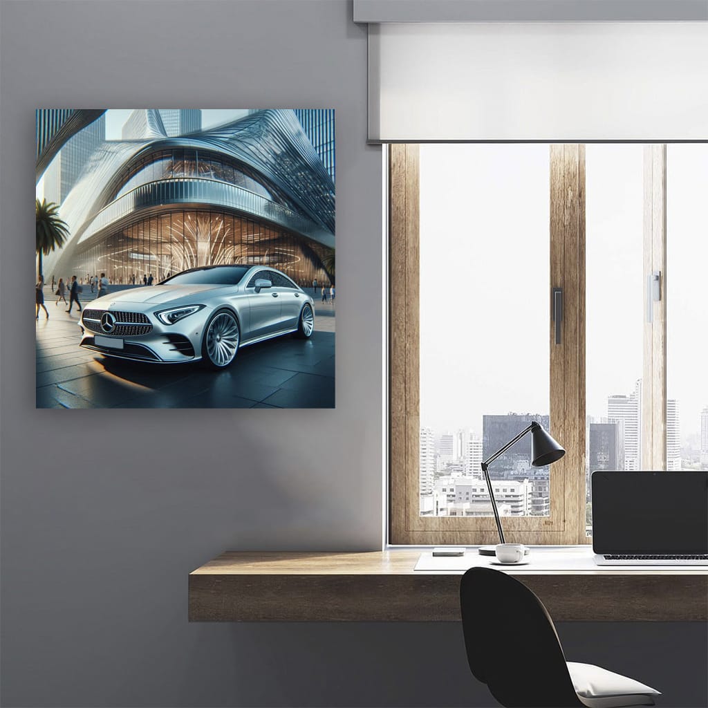 Mercedesbenz Cls Building Wall Art