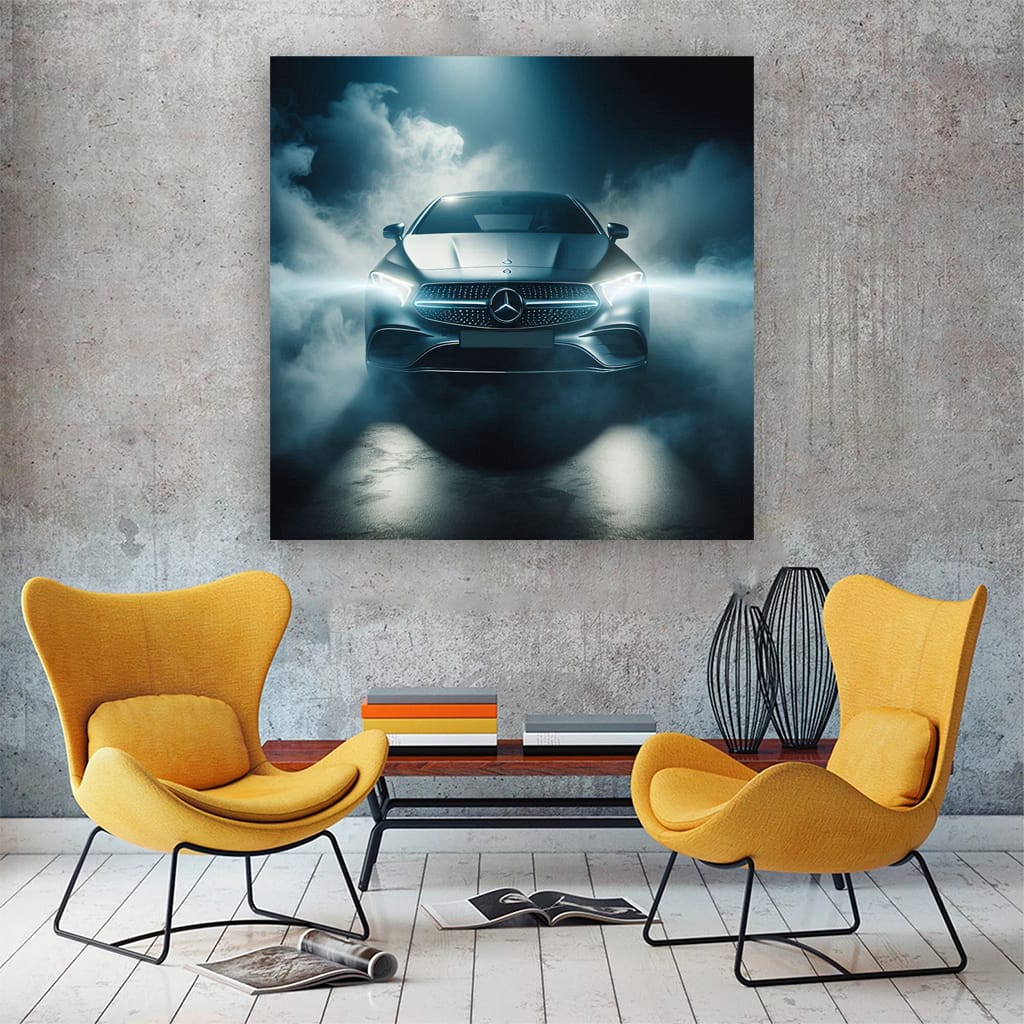 Mercedesbenz Cls Fog Wall Art