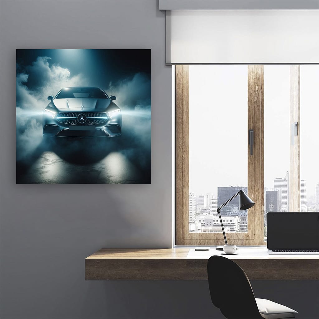 Mercedes-Benz CLS in Fog - Elegance Meets Power